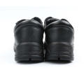 Import black leather steel toe cap oil water resistant service shoes pakistan construction safety equipment for workers